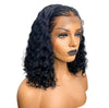 BOB FRONTAL WIG WATER WAVE ( TRANSPARENT LACE)